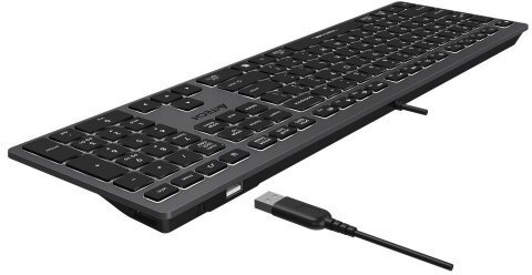 Клавіатура A4tech FX60H Fstyler White backlit Grey (FX60H USB (Grey) White backlit)