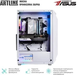 Фото: Персональний комп'ютер ARTLINE Gaming X46WHITE (X46Whitev41) - AMD Ryzen 5 5600X / 32 ГБ DDR4 / PCI-E SSD 1 ТБ / AMD / Radeon RX 9060 XT, 8 ГБ / AMD B550 / 600 Вт № 9 | KTC