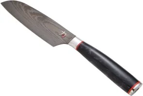 Фото: Ніж кухонний сантоку Bergner MasterPro Tetsu 12.5cm Black (BGMP-4129-MBK) № 3 | KTC