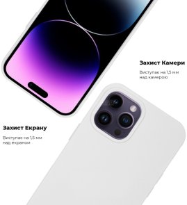 Чохол Original for Apple iPhone 13 Pro - Silicone Case Chalk Pink (ARM60956)