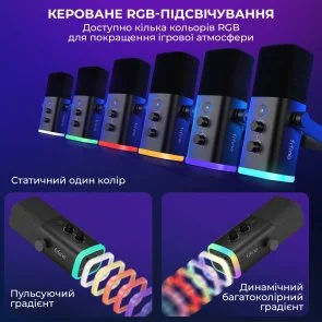 Фото: Мікрофон Fifine AM8TW USB/XLR White № 7 | KTC