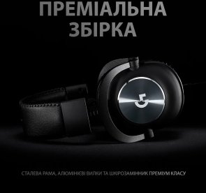 Гарнітура Logitech G Pro X Black with Stand (991-000358)