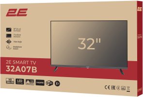 Телевізор LED 2E 32A07B (Android TV, Wi-Fi, 1366x768)