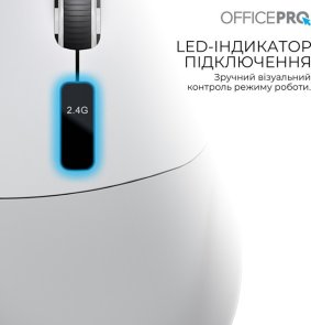 Миша OfficePro M398G Wireless Gray