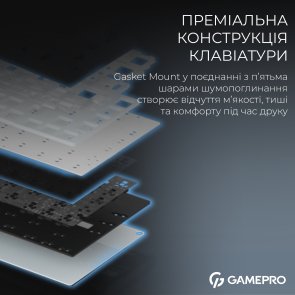 Клавіатура GamePro Genesis Asgard Valhalla Pro MK160B-D-Pro Rainy Switches Black