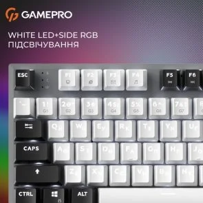 Фото: Клавіатура GamePro Genesis Joker MK124G Red Switches USB Gray № 16 | KTC