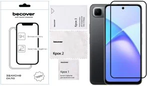 Фото: Захисне скло BeCover for Infinix Smart 10 Plus X6725B - Black (713726) № 2 | KTC
