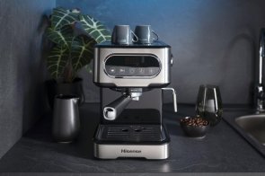 Ріжкова кавоварка Hisense HESCM15DBK (740219)