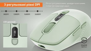 Миша Real-EL RM-481W Wireless Green (EL123200060)