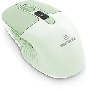 Фото: Миша Real-EL RM-481W Wireless Green (EL123200060) № 6 | KTC
