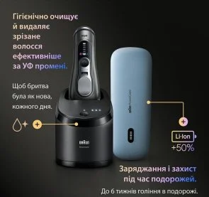Фото: Електробритва Braun Series 9 Pro Plus 9675cc (Series99675cc) № 7 | KTC