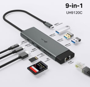 Хаб USB Type-C 9in1 TP-Link UH9120C