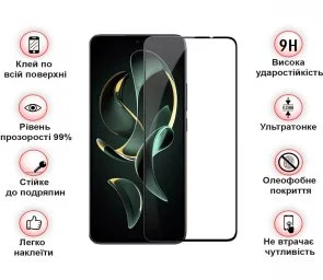Фото: Захисне скло BeCover for Xiaomi 13T/13T Pro - Black (710171) № 3 | KTC