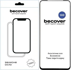 Фото: Захисне скло BeCover 10D for Nubia V70 Design - Black (713556) № 3 | KTC