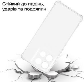 Чохол BeCover for Motorola Moto G86 - Anti-Shock Clear (713803)