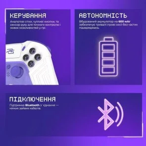 Фото: Геймпад Proove Gaming Skadi White/Purple (WGSK00022016) № 8 | KTC