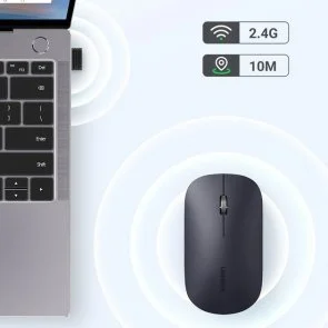 Фото: Миша UGREEN MU001 Wireless Black (90372) № 7 | KTC