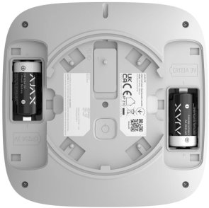 Бездротовий адресний пожежний сповіщувач точковий тепловий Ajax EN54 FireProtect (Heat) Jeweller White