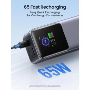 Батарея універсальна UGREEN PB722 25000mAh 200W Gray (35525B)