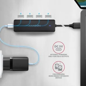 Фото: USB-хаб Axagon HUE-C1A Black № 4 | KTC