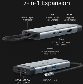 USB-хаб TP-Link UH7021C