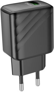 Зарядний пристрій Hoco CS21A Rich QC3.0 18W Black (6942007609883)