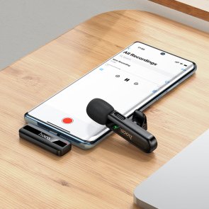 Радіосистема Hoco L20 Type-C Black (6942007655491)