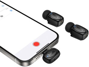 Радіосистема Hoco L19 Lightning/Type-C Black (6942007655477)