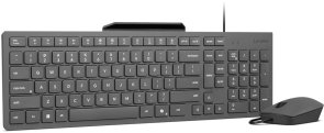 Клавіатура+мишка, Lenovo 310 USB-A Wired Combo Ukraine, Grey