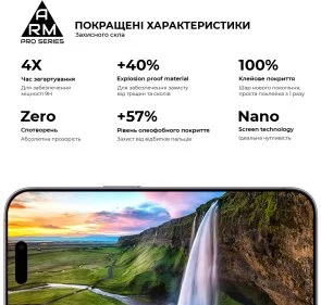 Фото: Захисне скло ArmorStandart Pro for Apple iPhone 14 Pro (ARM61967) № 5 | KTC