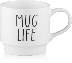 Набір чашок Ardesto 320ml 4pcs White (AR3095S)