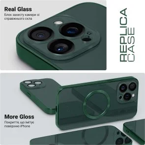 Фото: Чохол ArmorStandart for Apple iPhone 13 Pro - Replica MagSafe Green (ARM76188) № 3 | KTC