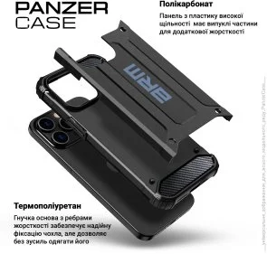 Фото: Чохол ArmorStandart for Apple iPhone 13 Pro - Panzer Black (ARM70796) № 4 | KTC