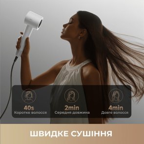 Фен Mova Turbo White (AHD11C-WH)