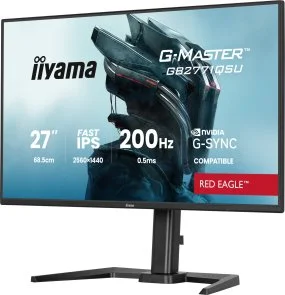 Фото: Монітор iiyama GB2771QSU-B1 Black - 27" IPS / 2560×1440 / 200 Гц / Nvidia G-Sync / Pivot / HAS № 3 | KTC