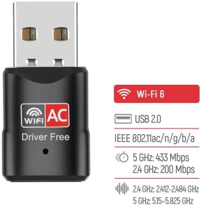 Wi-Fi адаптер ColorWay CW-AD-W2