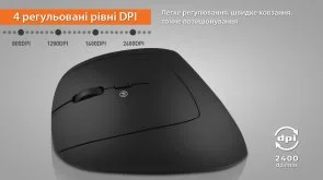 Фото: Миша Real-EL RM-490W Wireless Black (EL123200058) № 13 | KTC