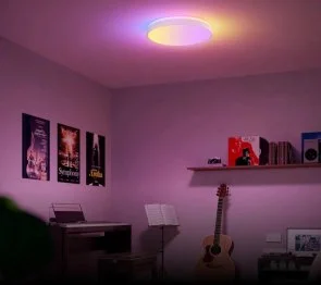 Фото: Світильник Govee 38cm Smart Ceiling Light Pro RGBICWW WI-FI/Bluetooth White (H60A6C01) № 3 | KTC