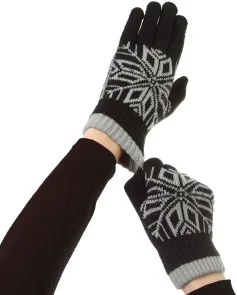 Фото: Рукавичкки ArmorStandart Touch Gloves Snowflake Black (ARM59993) № 2 | KTC
