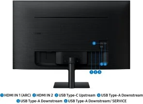 Фото: Монітор Samsung Smart M70F Monitor Black (LS32FM702UZXUA) - 32" VA / 3840×2160 / 60 Гц № 12 | KTC