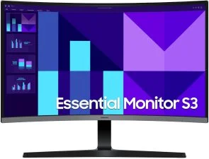 Фото: Монітор Samsung Essential Monitor S3 S39GD LS27D390GAIXUA Black - 27" VA / 1920×1080 / 100 Гц № 2 | KTC