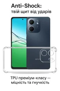 Фото: Чохол BeCover for Oppo A5x 4G/5G - Anti-Shock Clear (713814) № 3 | KTC