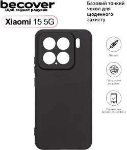 Фото: Чохол BeCover for Xiaomi 15 5G - Black (713781) № 2 | KTC