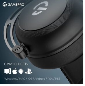 Гарнітура накладна Gamepro Asgard Skald, Black ( Gaming )