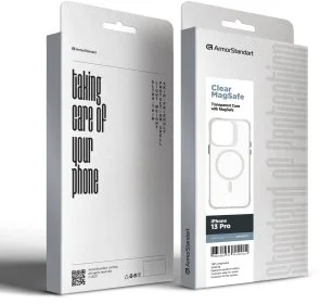 Фото: Чохол ArmorStandart for Apple iPhone 13 Pro - Clear Magsafe Tansparent (ARM68051) № 6 | KTC