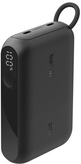 Батарея універсальна Belkin BoostCharge with Display 10000mAh 20W Black (BPB027HQBK)