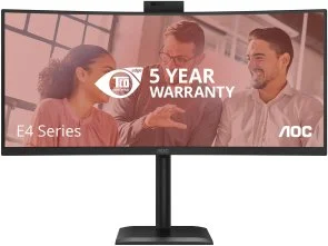Фото: Монітор AOC CU34E4CW Black - 34" VA / 3440x1440 / 120 Гц / Adaptive Sync / HAS № 2 | KTC