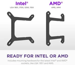 Фото: Система рідинного охолодження NZXT Kraken Core 360 RGB (RL-KR36C-B1) № 9 | KTC