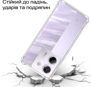 Фото: Чохол BeCover for Poco M7 Pro 5G - Anti-Shock Clear (713809) № 3 | KTC