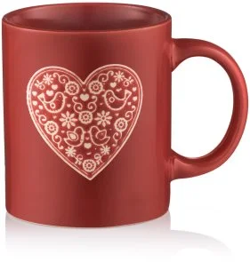 Фото: Чашка Ardesto Heart 320ml Red (AR3074R) № 3 | KTC